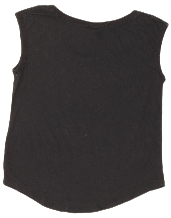 Nike Herren Graphic Vest Top UK 12 Medium Schwarz
