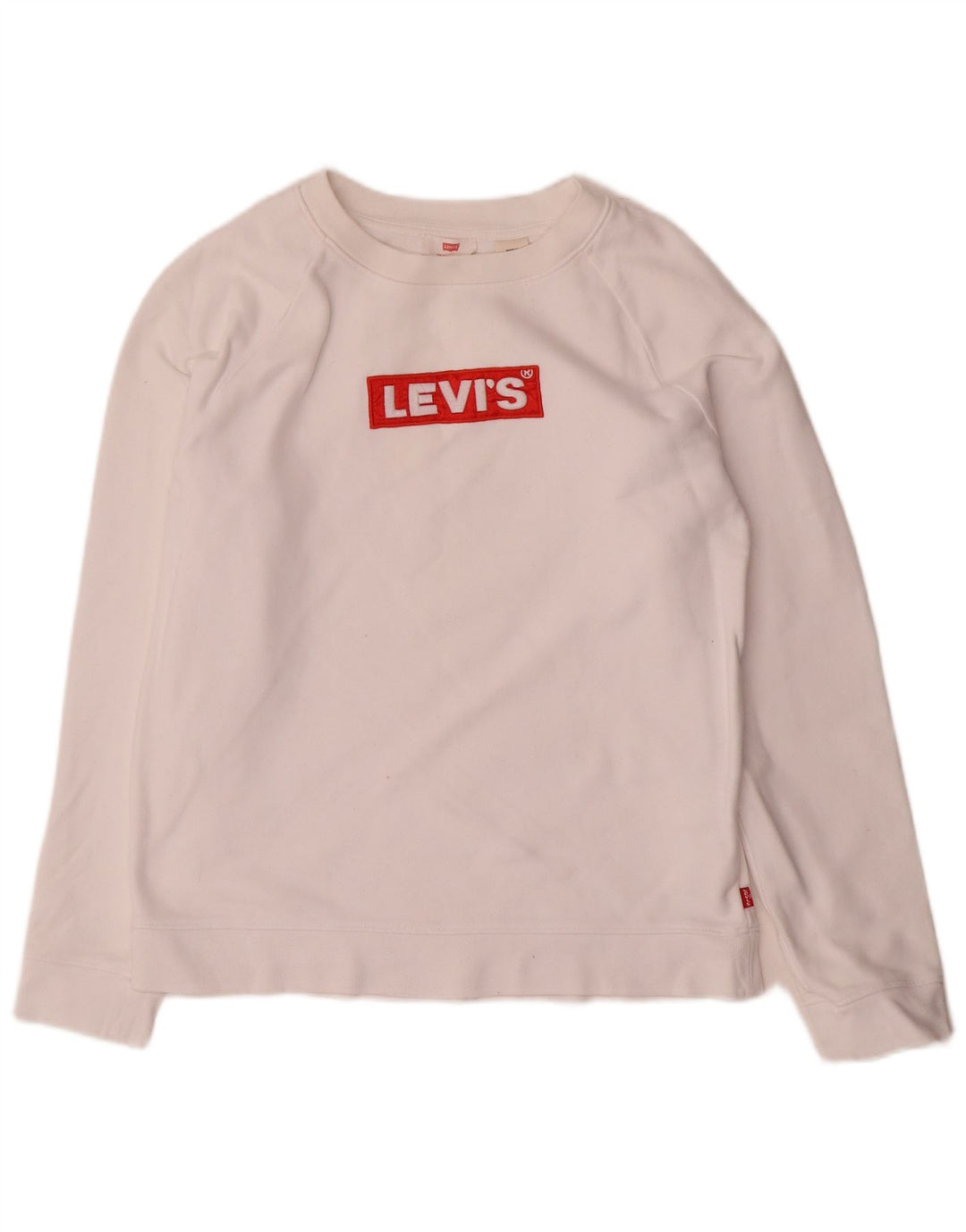 Levi's Damen-Sweatshirt mit Grafik-Übergröße, Gr. 6, XS, Weiß