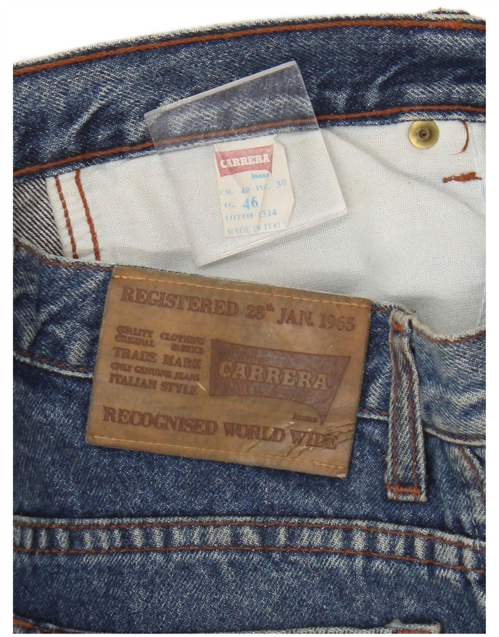 Carrera Herren Slim Jeans IT 46 Small W26 L32 Blaue Baumwolle