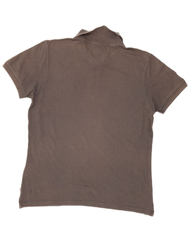 NORTH SAILS Herren-Poloshirt mit Grafik, groß, graue Baumwolle