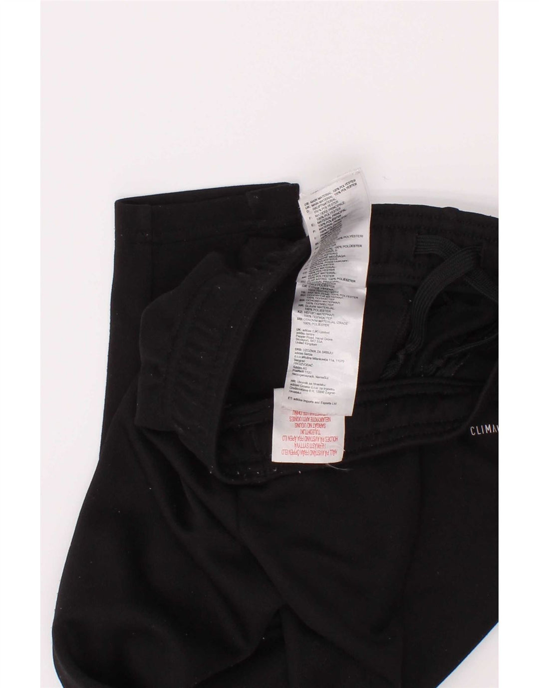 Adidas Jungen Climalite Trainingshose 3–4 Jahre, schwarzes Polyester