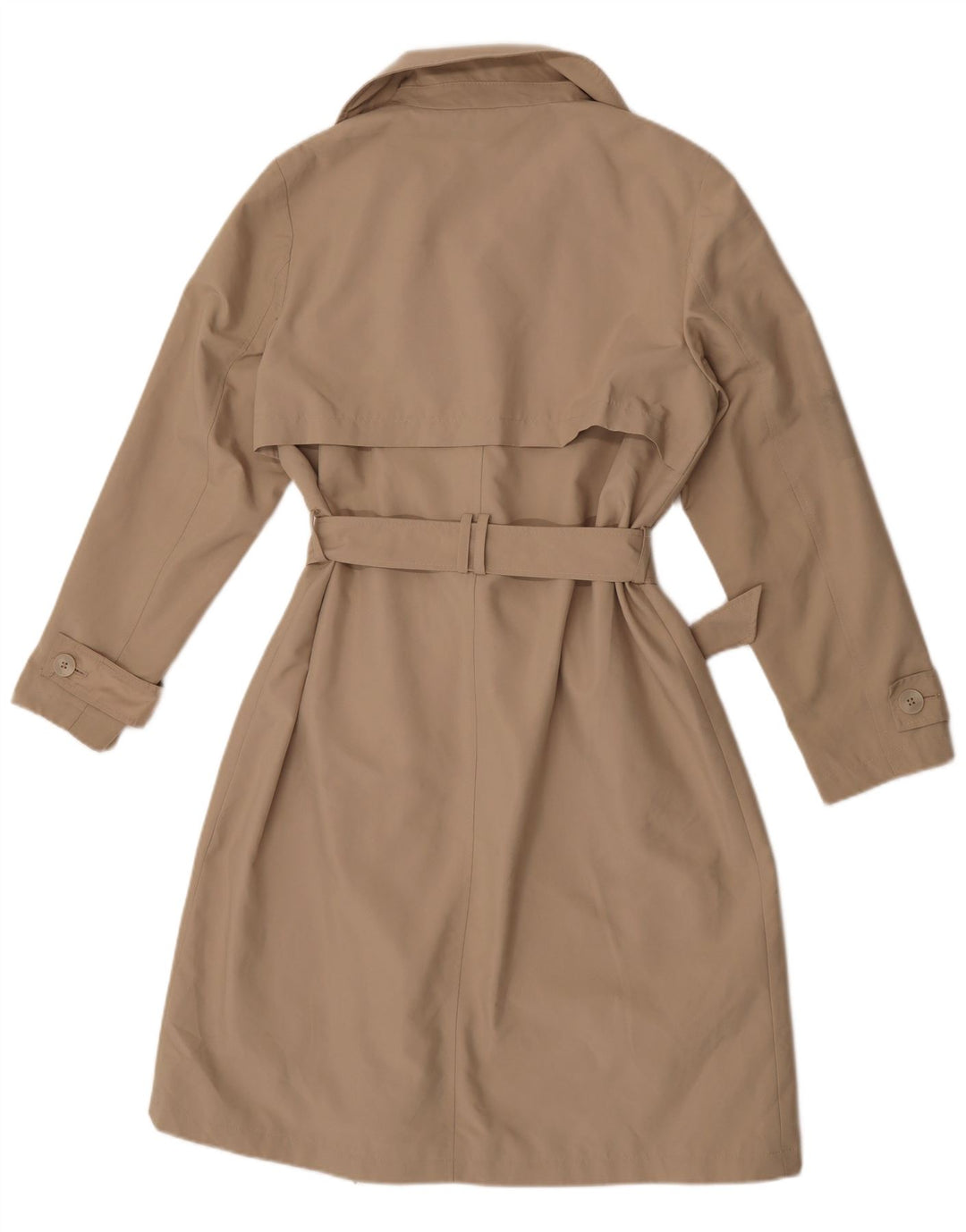 Marks & Spencer Damen Trenchcoat UK 14 Large Beige Polyester