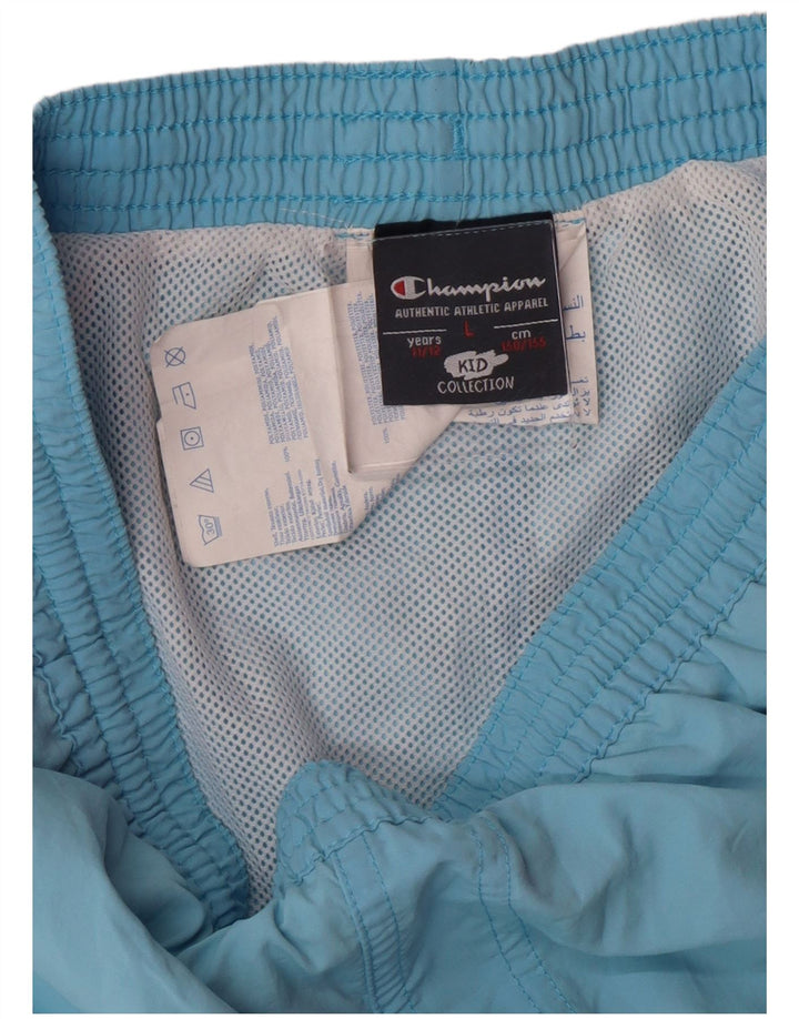 Champion Badeshorts für Jungen mit Grafik, 11–12 Jahre, Größe L, Blau, Polyamid