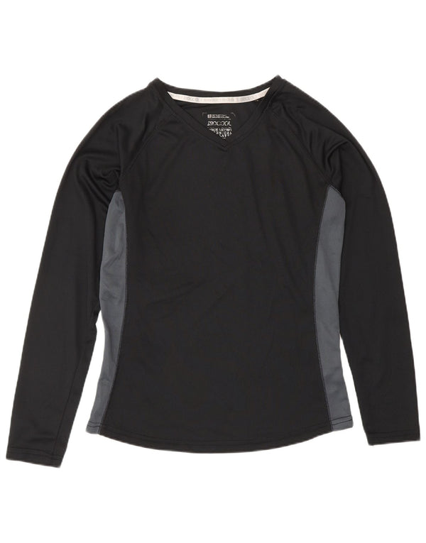 MOUNTAIN WAREHOUSE Damen IsoCool Top Langarm UK 14 Medium Schwarz