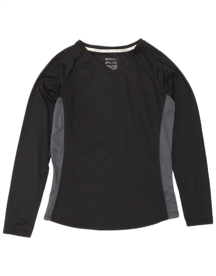 MOUNTAIN WAREHOUSE Damen IsoCool Top Langarm UK 14 Medium Schwarz