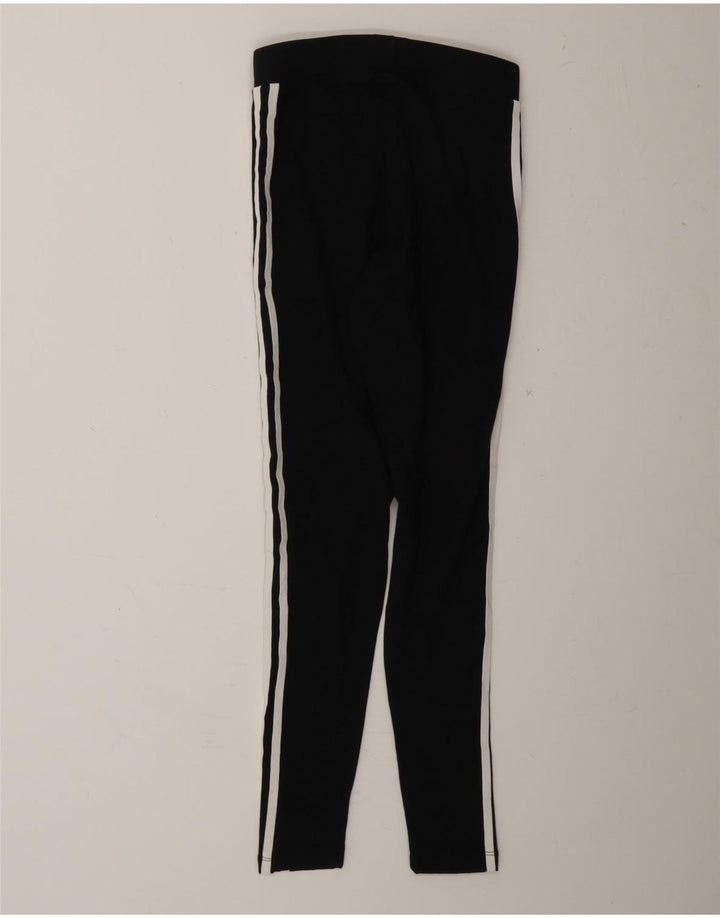 ADIDAS Womens Leggings UK 8 Small  Black Vintage Adidas and Second-Hand Adidas from Messina Hembry 