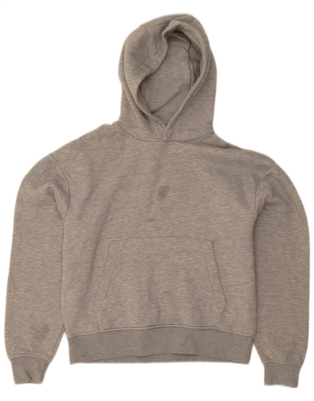Zara Herren-Kapuzenpullover, klein, grau geflecktes Polyester