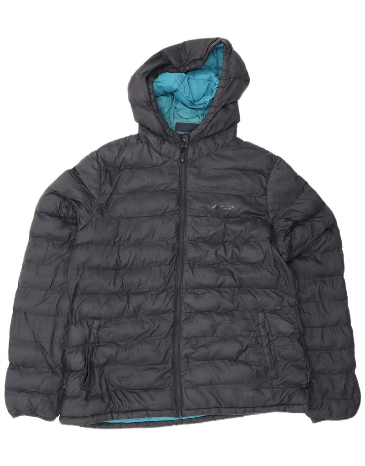 Mountain Warehouse Übergroße wattierte Damenjacke mit Kapuze, UK 18, XL, Marineblau