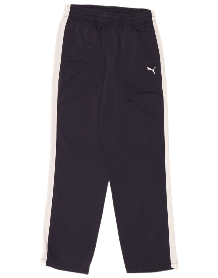 PUMA Herren-Trainingshose, groß, marineblau, Farbblock-Polyester
