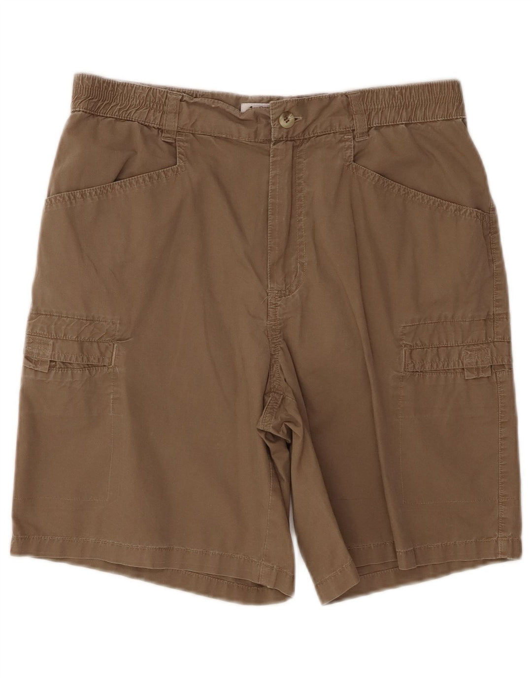 COLUMBIA Damen Cargoshorts US 9 Medium W28 Braune Baumwolle