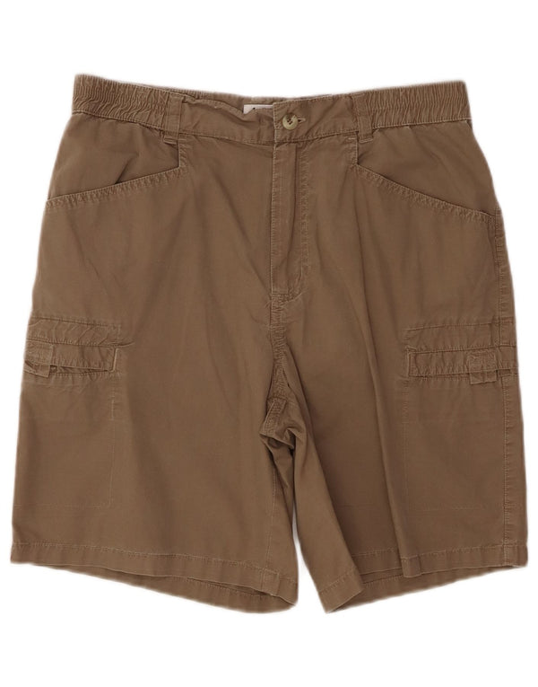 COLUMBIA Damen Cargoshorts US 9 Medium W28 Braune Baumwolle