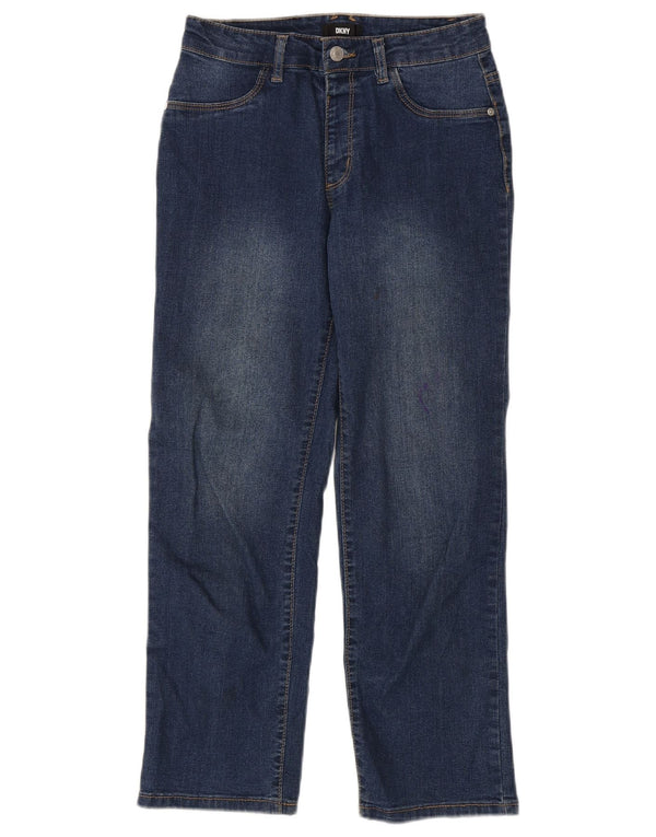 Dkny Mädchen-Straight-Jeans, 13–14 Jahre, W26 L26, blaue Baumwolle