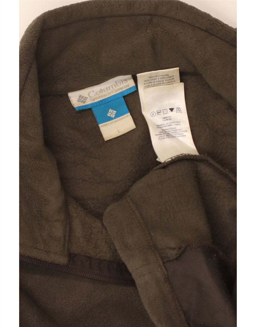 Columbia Herren Fleecejacke UK 40 Large Khaki Polyester