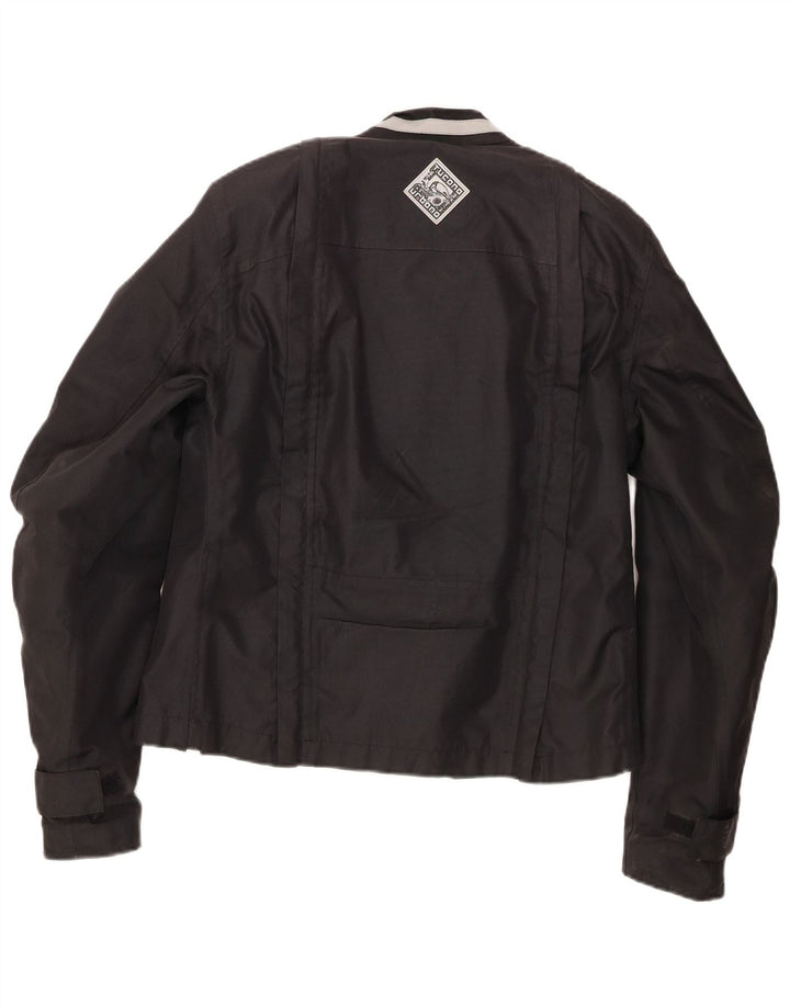 Tucano Urbano Herren Racer Jacke UK 36 Small Schwarz Polyester
