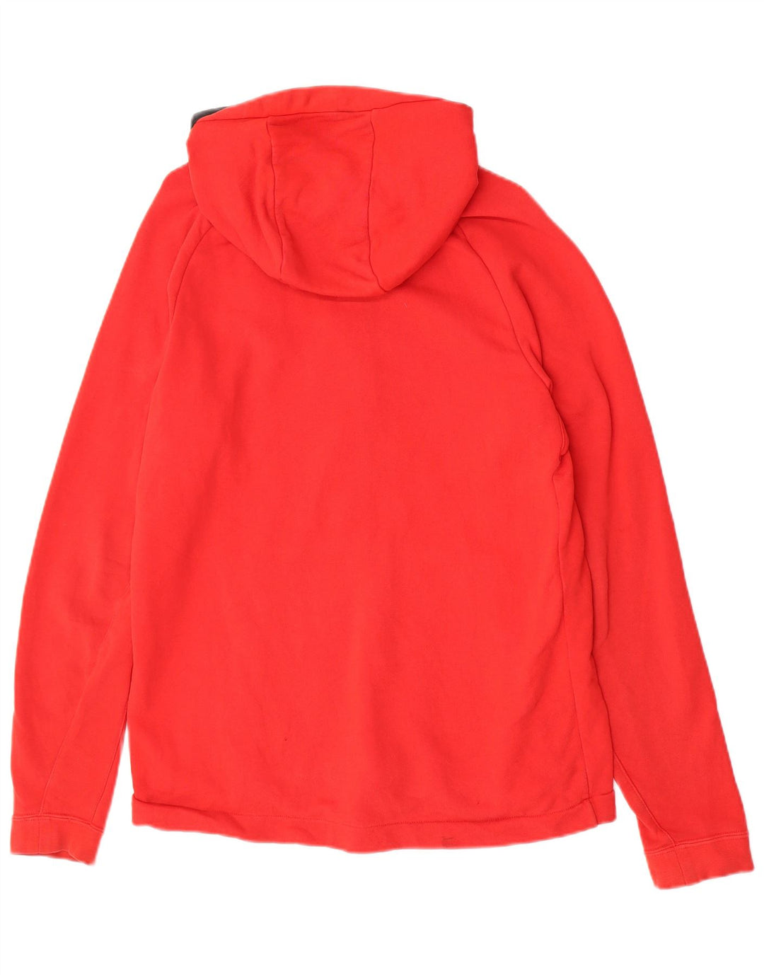 NIKE Herren-Kapuzenpullover mit Reißverschluss, XL, rote Baumwolle
