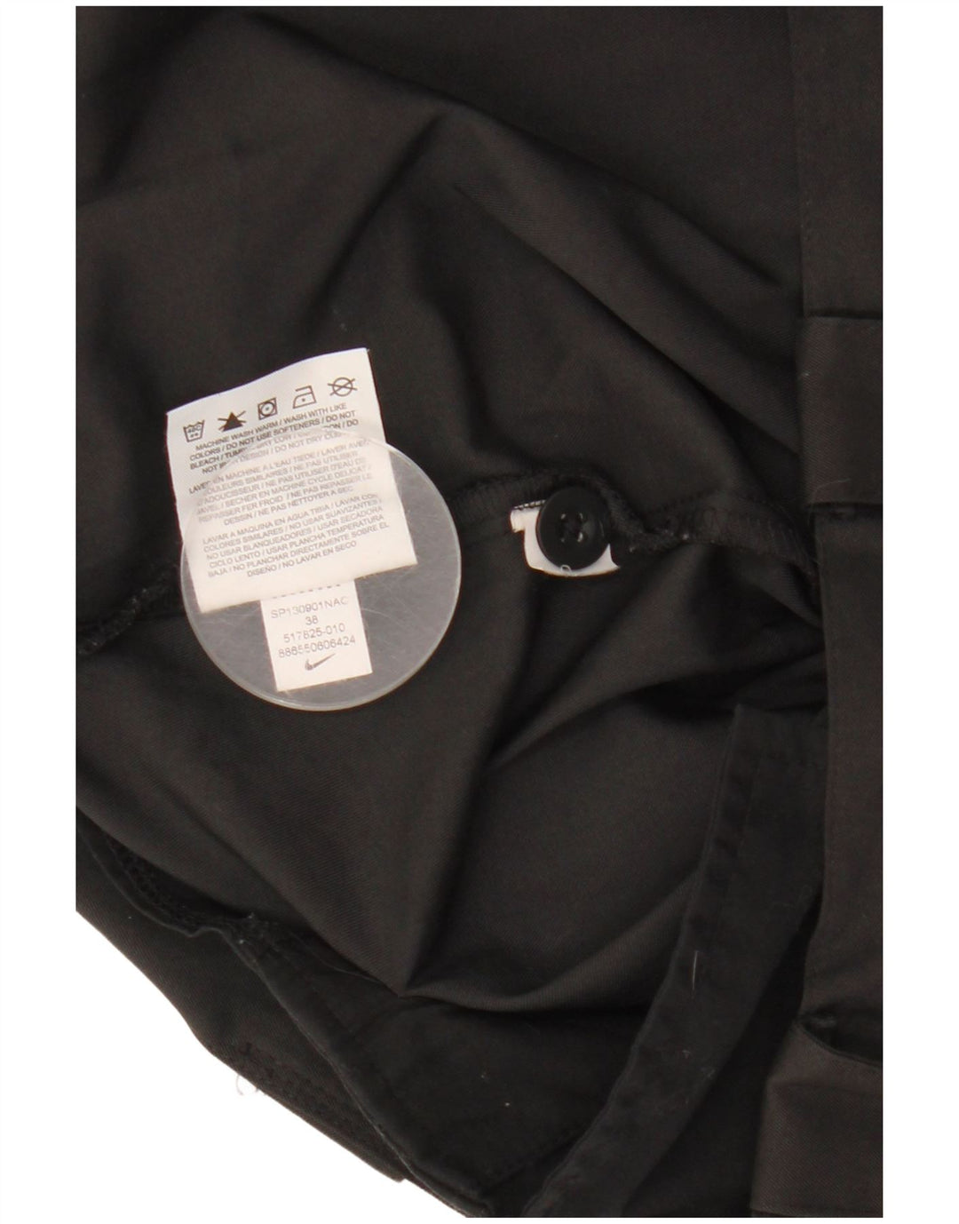 Nike Herren Dri Fit Chino Shorts W38 XL Schwarz Polyester