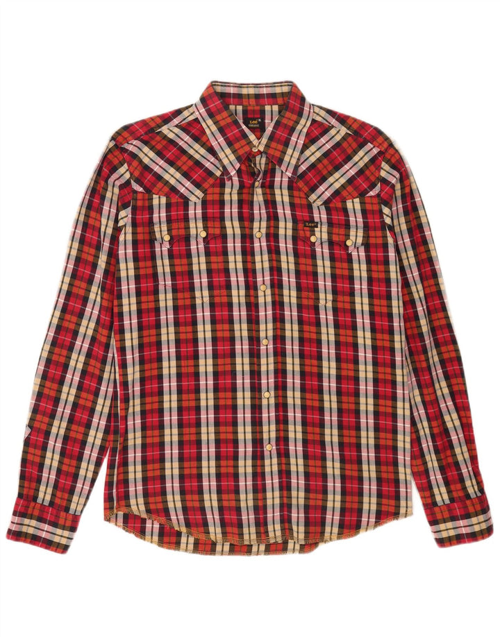 Lee Herren-Flanellhemd XL, rot kariert