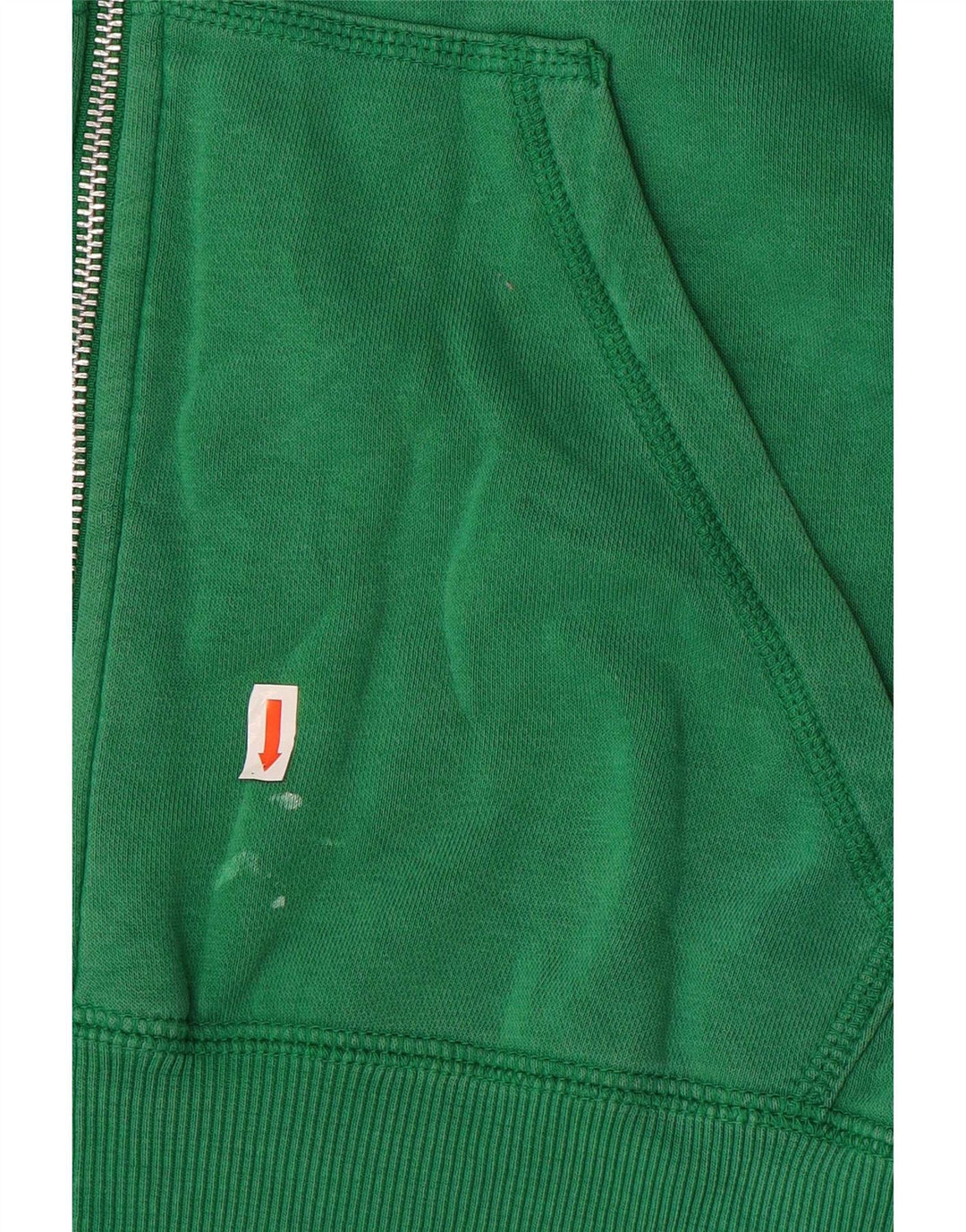 Nike Herren-Kapuzenpullover mit Reißverschluss, mittelgrüne Baumwolle