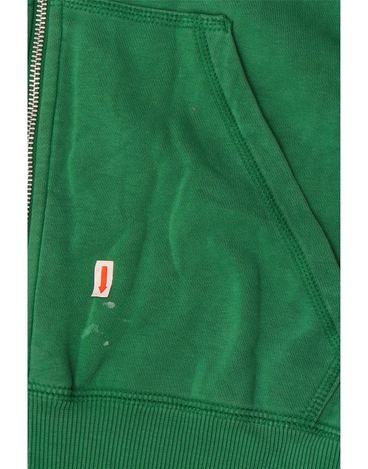 Nike Herren-Kapuzenpullover mit Reißverschluss, mittelgrüne Baumwolle