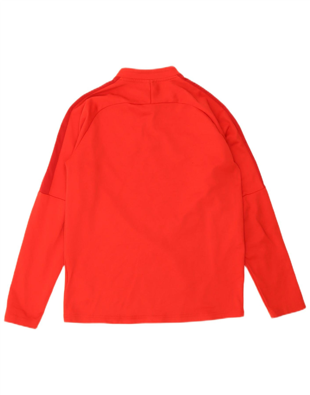 Nike Boys Dri Fit Zip Neck Top Langarm 13–14 Jahre XL Rot Polyester