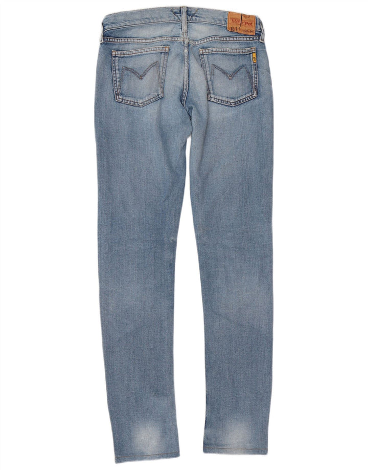 Meltin' Pot Damen Distressed Slim Jeans W27 L34 Blau