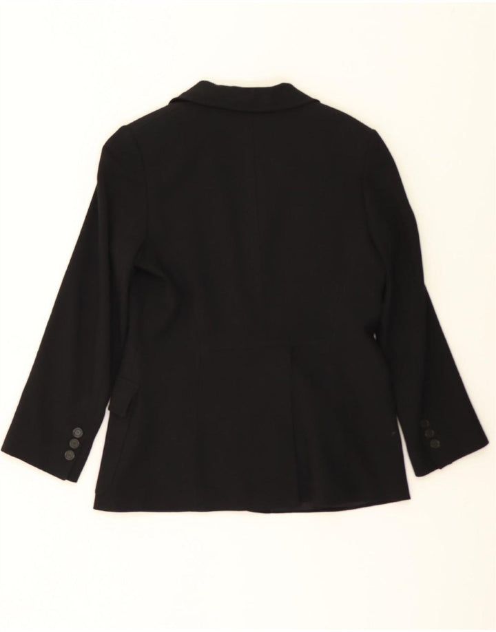 GIANFRANCO FERRE Womens 1 Button Blazer Jacket UK 14 Large Black Vintage Gianfranco Ferre and Second-Hand Gianfranco Ferre from Messina Hembry 