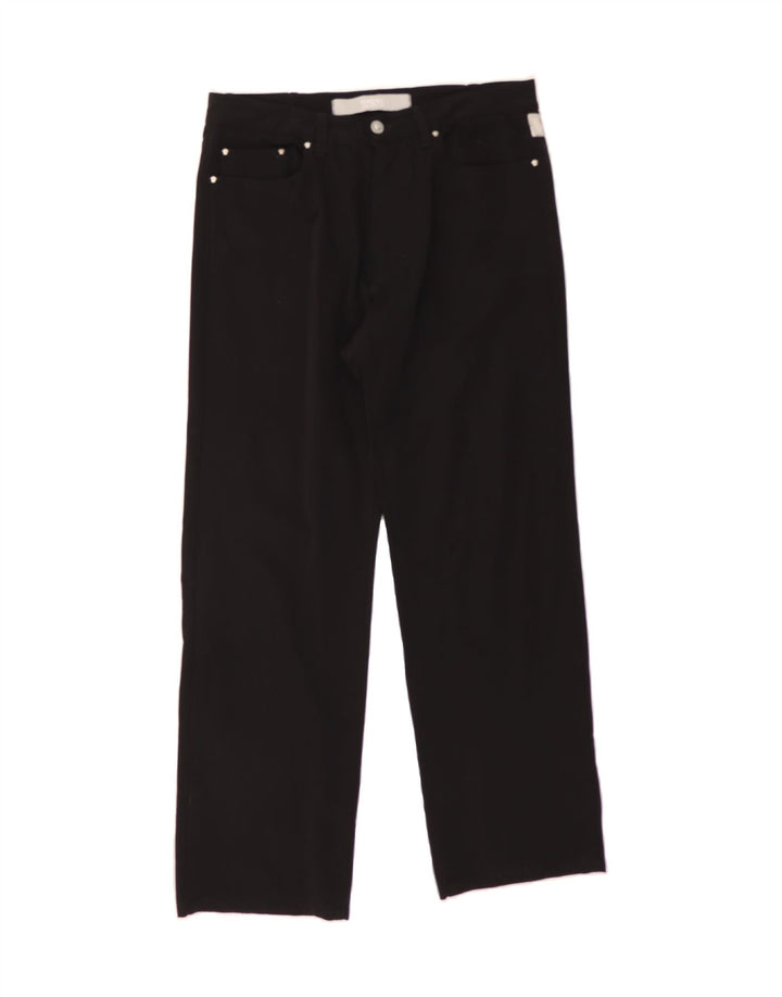 VERSACE Womens Straight Casual Trousers W33 L29 Black Polyamide Vintage Versace and Second-Hand Versace from Messina Hembry 