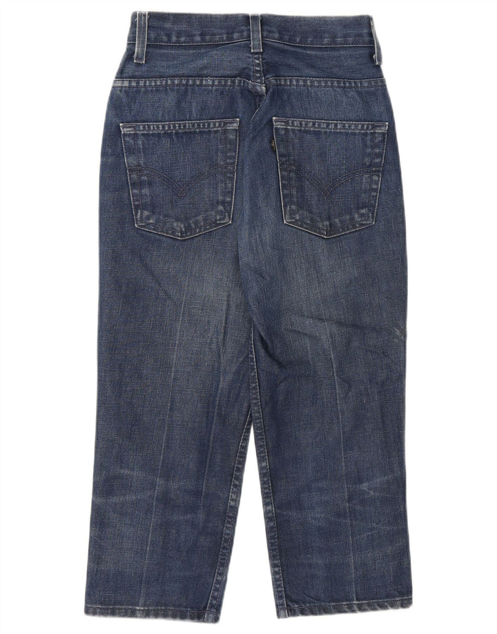 Levi's Damen Capri-Jeans W25 L20 Blaue Baumwolle