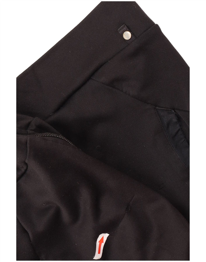 Adidas Damen Climalite Crop Trainingsanzug Top Jacke UK 12 Medium Schwarz