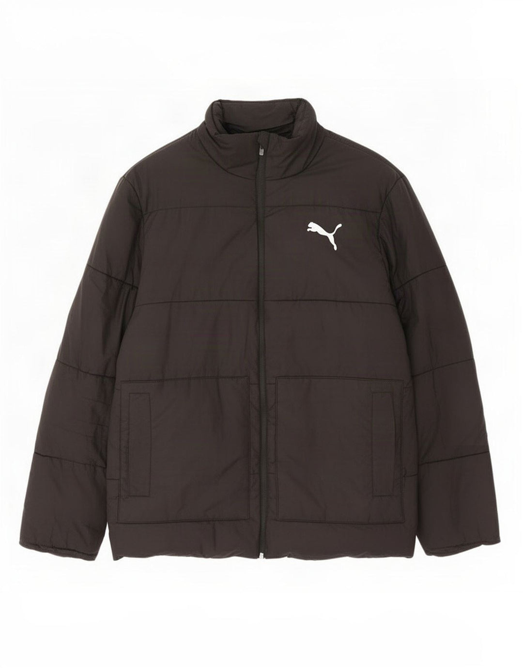 Puma Herren gepolsterte Jacke UK 38 Medium Schwarz Polyester