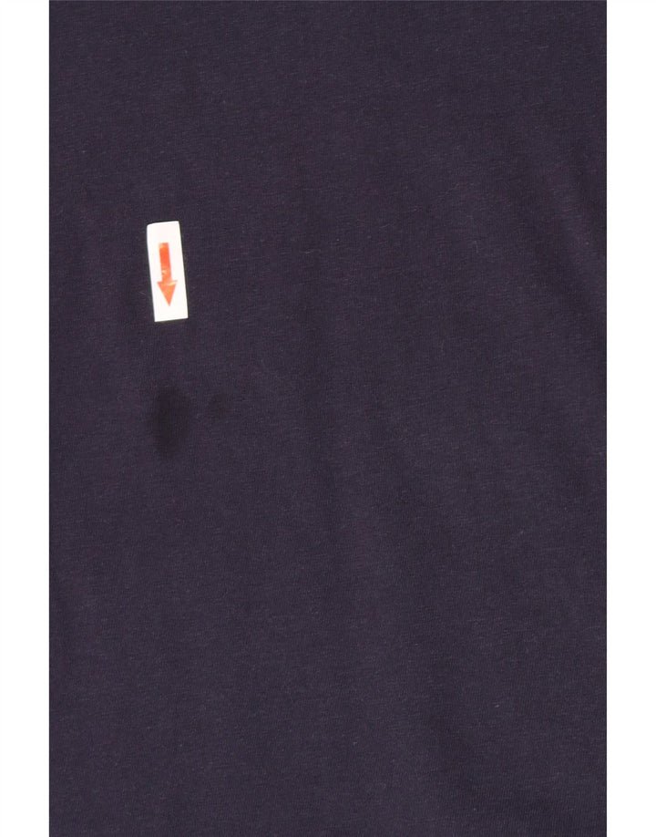 Umbro Damen Grafik-T-Shirt-Oberteil XL aus marineblauer Baumwolle