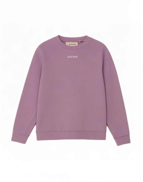 Zara Damen Trafaluc Sweatshirt Pullover UK 14 Medium Lila Baumwolle