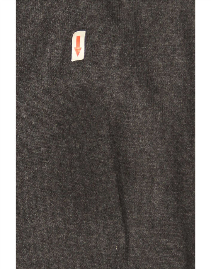 Marks & Spencer Damen Ärmelloser Cardigan-Pullover UK 12 Mittelgrau