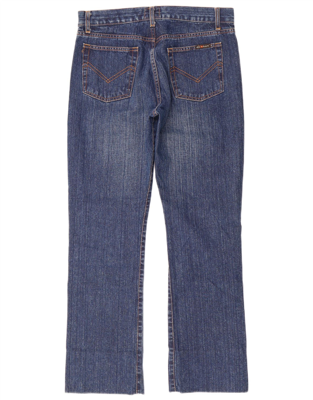 ENERGIE Damen Straight Jeans W33 L30 Blaue Baumwolle