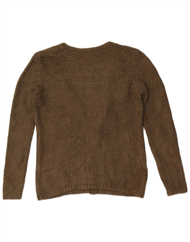 Offener Cardigan für Damen von Massimo Dutti, Gr. 12, mittleres Khaki