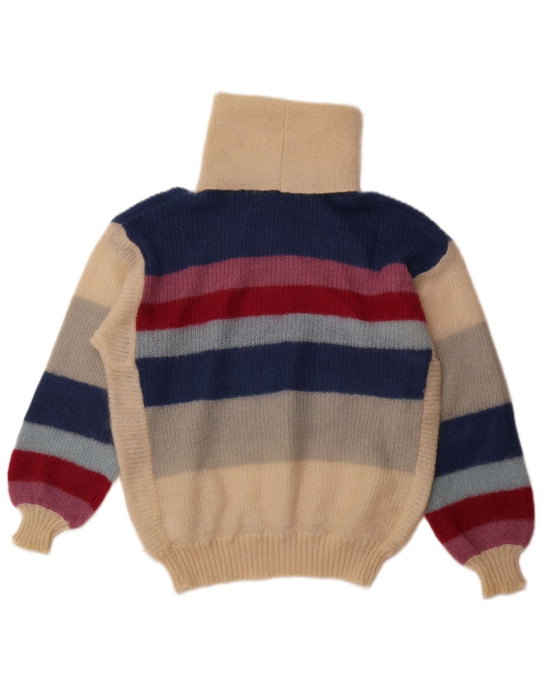 ALDO Damen Rollkragenpullover, EU 42, groß, mehrfarbig gestreift