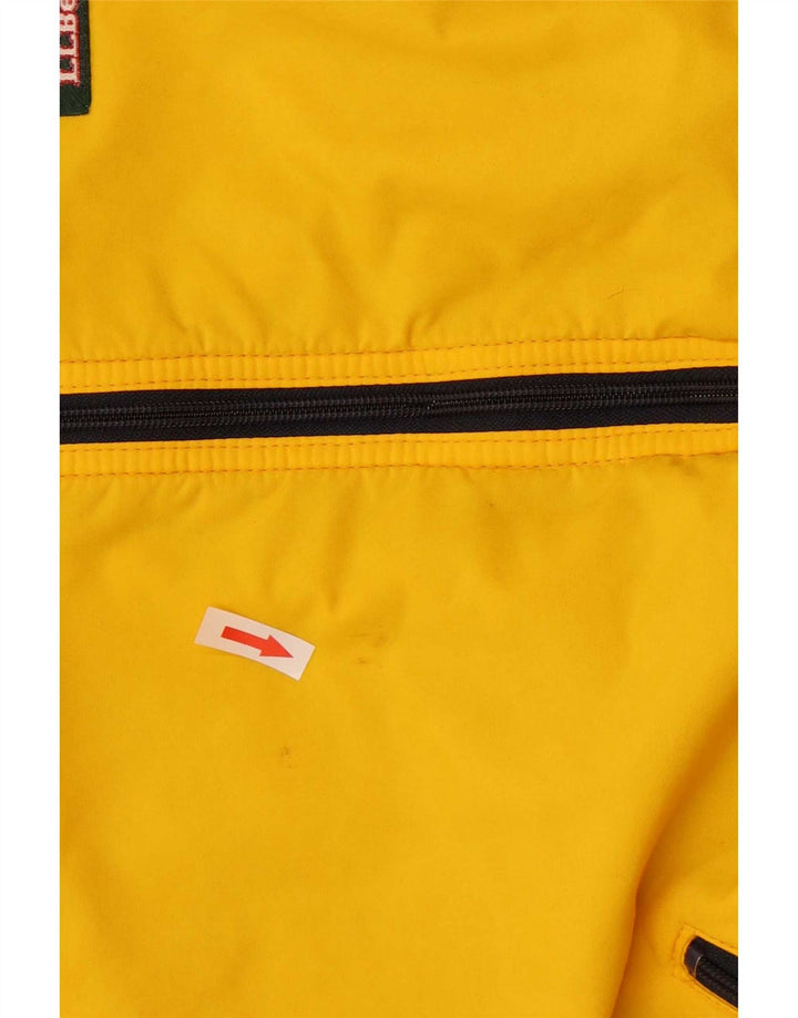 L.L.Bean Herren Bomberjacke UK 42 XL Gelber Farbblock