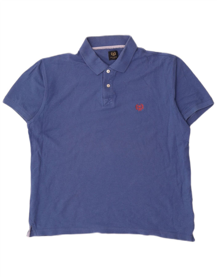 Paul Rosen Herren Poloshirt Large Blau