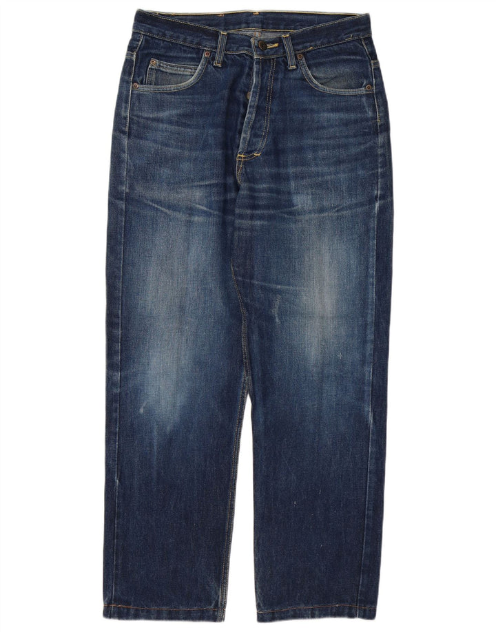 Lee Herren Chicago Straight Jeans W32 L28 Blaue Baumwolle