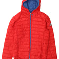 Invicta Wattierte Damenjacke mit Kapuze, UK 16, großes rotes Polyamid