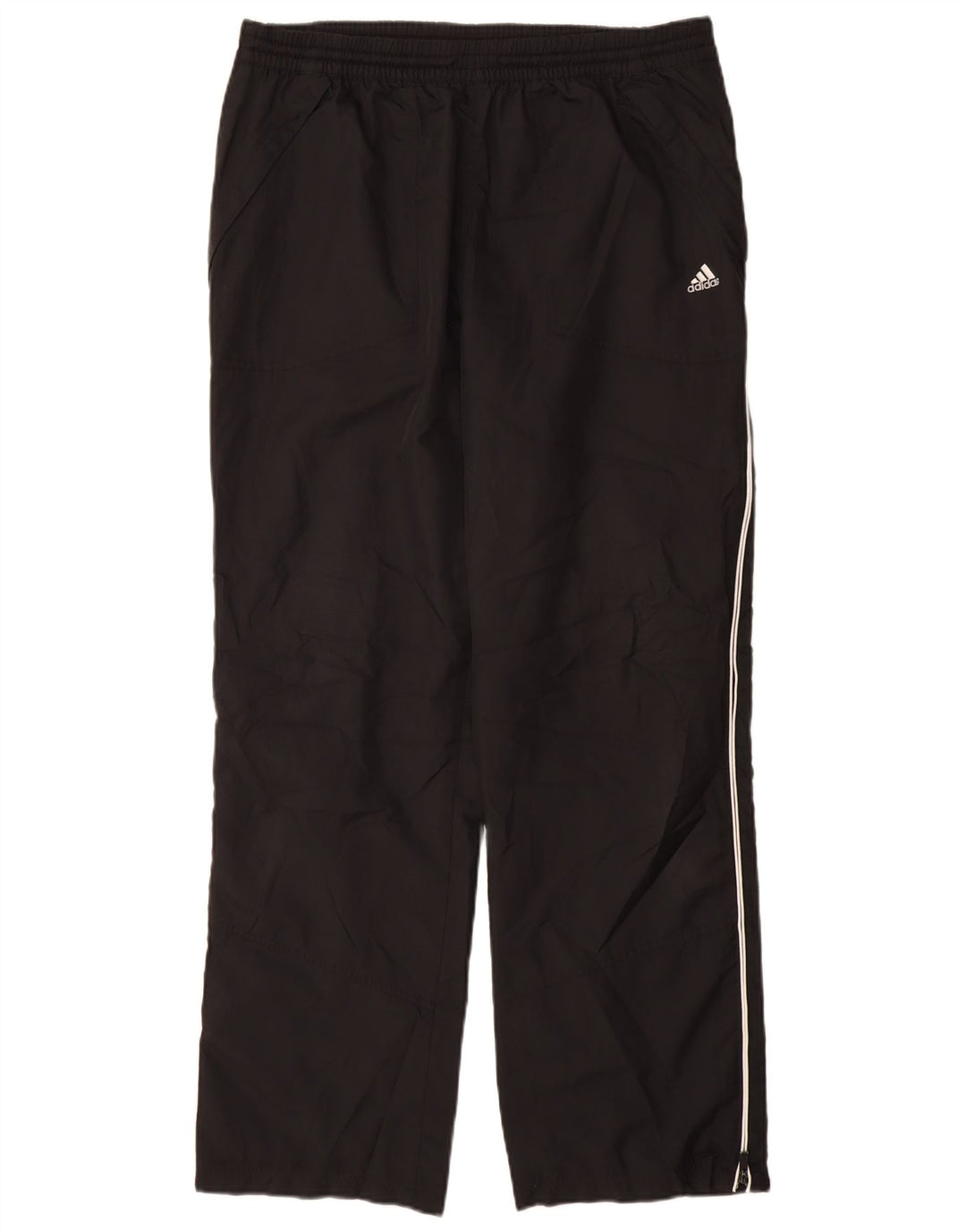 Adidas Herren-Trainingshose, groß, aus schwarzem Polyester