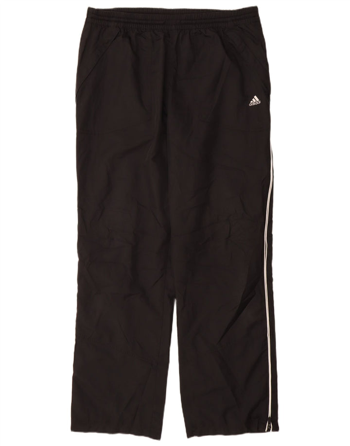 Adidas Herren-Trainingshose, groß, aus schwarzem Polyester