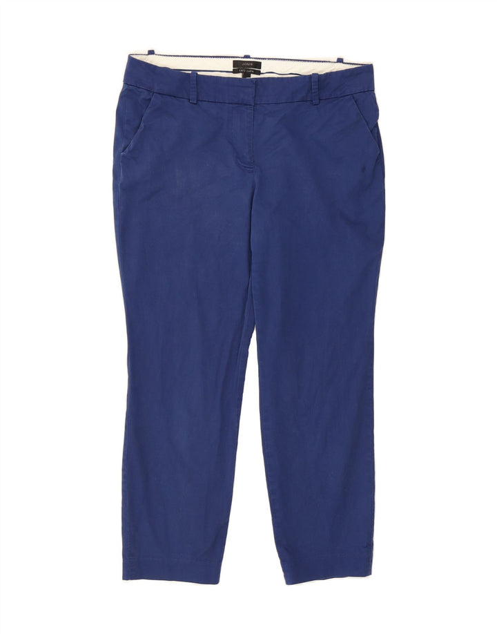J. CREW Womens Slim Capri Trousers US 8 Medium W34 L26 Blue Cotton Vintage J. Crew and Second-Hand J. Crew from Messina Hembry 