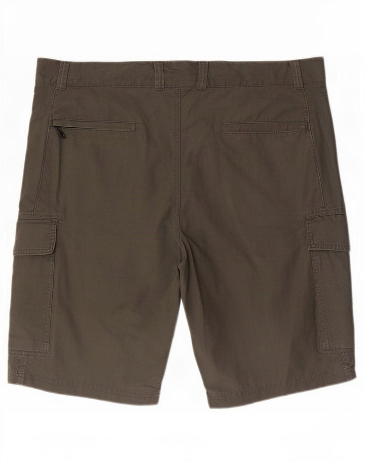 Marks & Spencer Herren Cargoshorts W40 XL Khaki Baumwolle