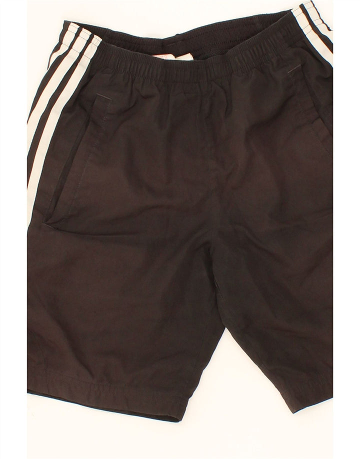ADIDAS Boys Sport Shorts 9-10 Years  Black Polyester Vintage Adidas and Second-Hand Adidas from Messina Hembry 