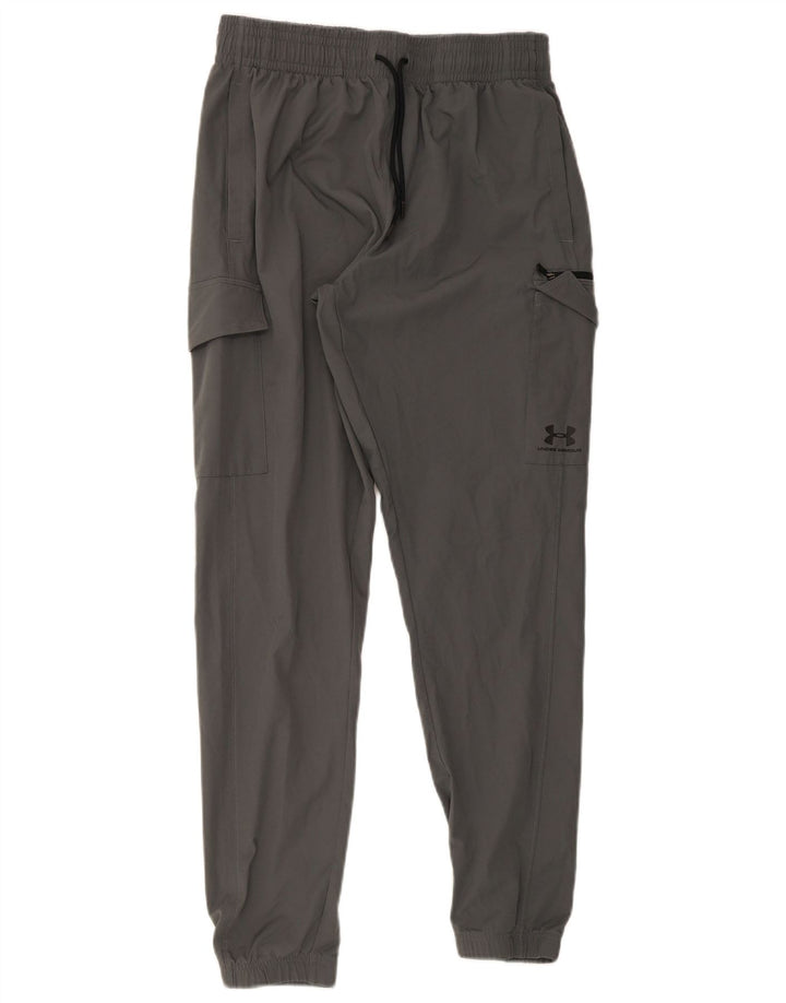 Under Armour Herren Cargo-Trainingshose, Jogginghose, groß, grau, Polyester