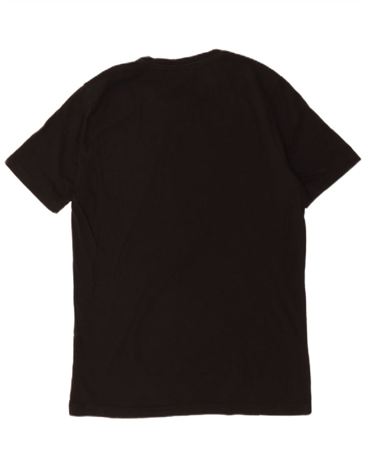 Puma Herren Grafik T-Shirt Top Mittelschwarz Baumwolle