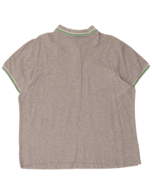 Lotto Herren Poloshirt 2XL Grau Baumwolle