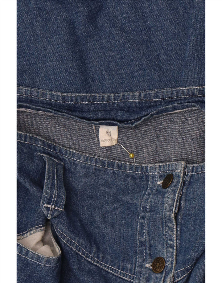Vintage Damen Midi Jeansrock Medium W28 Blaue Baumwolle