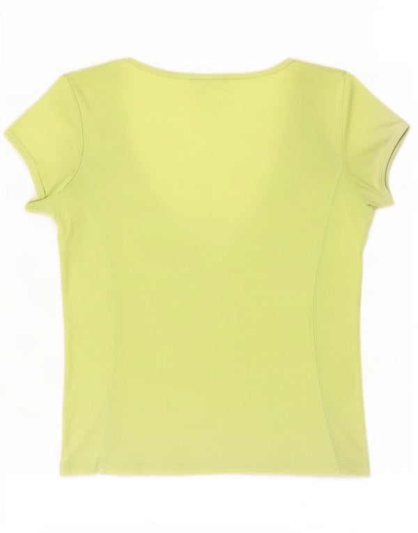 Champion Damen Herritage Fit T-Shirt Top UK 10 Small Grün